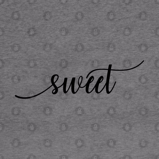 Sweet Word in Black and White by hwprintsco